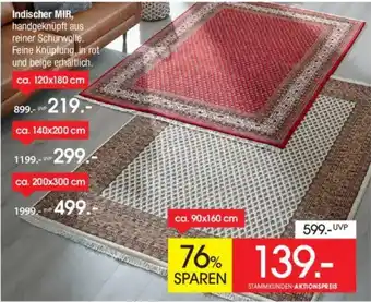 Zurbrüggen Indischer MIR Angebot
