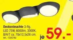 Zurbrüggen Deckenleuchte 3-flg. Angebot