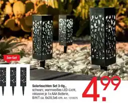 Zurbrüggen Solarleuchten Set 3-tlg. Angebot