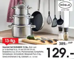 Zurbrüggen RÖSLE Gourmet-Set ELEGANCE 13-tlg. Angebot