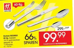Zurbrüggen ZWILLING Besteck REDONDO 60-tlg. Angebot