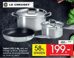 Zurbrüggen LE CREUSET Topfset 3-PLY, 3-tlg. Angebot