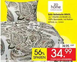 Zurbrüggen zohome Satin-Bettwäsche BRUCE Angebot