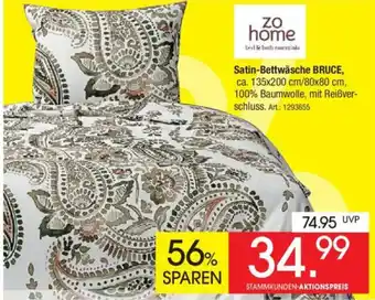 Zurbrüggen zohome Satin-Bettwäsche BRUCE Angebot