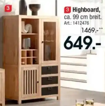Zurbrüggen LANDSCAPE Highboard Angebot