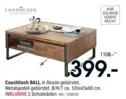 Zurbrüggen LANDSCAPE Couchtisch BALI Angebot