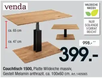 Zurbrüggen venda Couchtisch 1500 Angebot