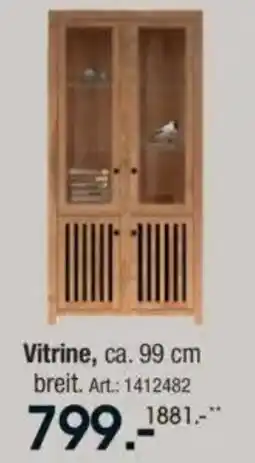 Zurbrüggen Vitrine Angebot