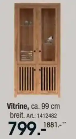 Zurbrüggen Vitrine Angebot