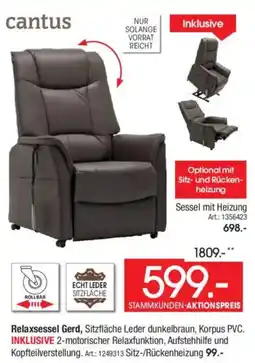 Zurbrüggen cantus Sessel mit Heizung Angebot