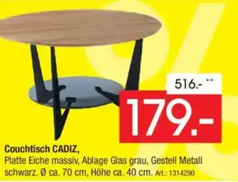 Zurbrüggen Couchtisch CADIZ, Angebot