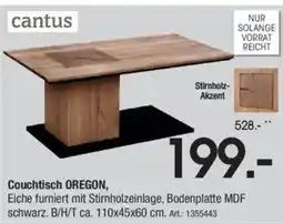 Zurbrüggen cantus Couchtisch OREGON Angebot