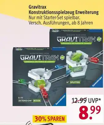 Rossmann Gravitrax konstruktionsspielzeug erweiterung Angebot