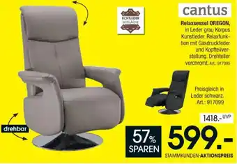 Zurbrüggen cantus Relaxsessel OREGON Angebot