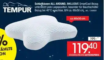 Zurbrüggen TEMPUR Schlafkissen ALL AROUND, INKLUSIVE Angebot