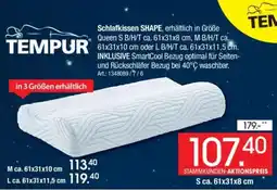 Zurbrüggen TEMPUR Schlafkissen SHAPE Angebot