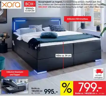 Zurbrüggen xora Boxspringbett Los Angeles Angebot