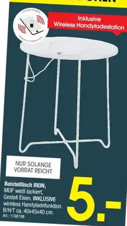 Zurbrüggen Beistelltisch IRON Angebot