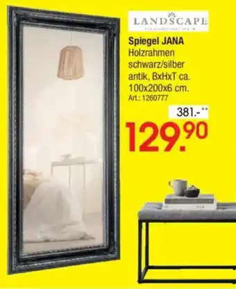 Zurbrüggen LANDSCAPE Spiegel JANA Angebot
