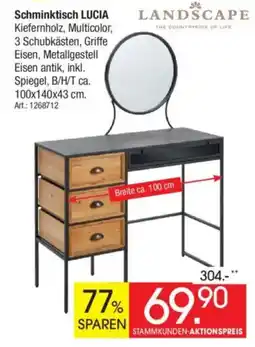 Zurbrüggen LANDSCAPE Schminktisch LUCIA Angebot
