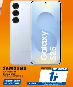 expert Techno Land SAMSUNG Smartphone Galaxy S25 + ALLNET FLAT L MIT GB+ Angebot