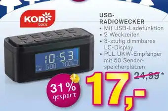 KODi Kodi basic usb-radiowecker Angebot