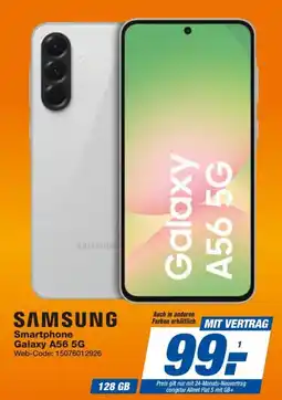 expert Techno Land SAMSUNG Smartphone Galaxy A56 5G + ALLNET FLAT S MIT GB+ Angebot