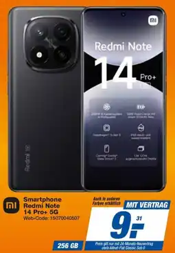 expert Techno Land Xiaomi Smartphone Redmi Note 14 Pro+ 5G + ALLNET-FLAT CLASSIC Angebot
