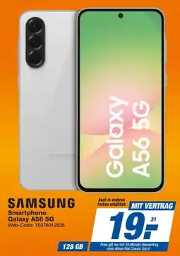expert Techno Land SAMSUNG Smartphone Galaxy A56 5G + ALLNET-FLAT CLASSIC Angebot