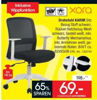Zurbrüggen хога Drehstuhl KARIM Sitz Angebot
