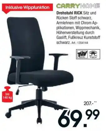 Zurbrüggen CARRYHOME Drehstuhl RICK Angebot