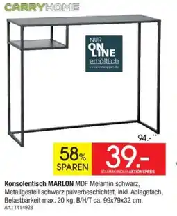 Zurbrüggen CARRYHOME Konsolentisch MARLON Angebot