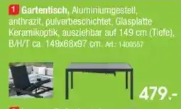 Zurbrüggen Dieter Knoll Gartentisch Angebot