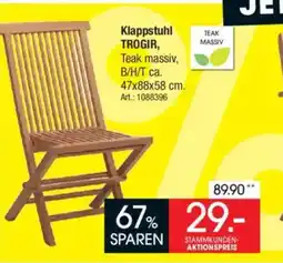 Zurbrüggen GARDEN ambia Klappstuhl TROGIR Angebot