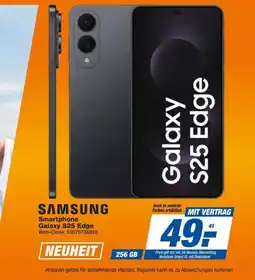 expert Techno Land SAMSUNG Smartphone Galaxy S25 Edge + Vodafone Smart XL Angebot