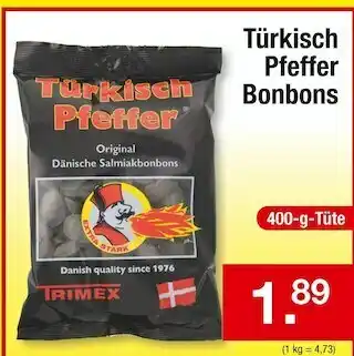 Zimmermann Trimex türkisch pfeffer bonbons Angebot