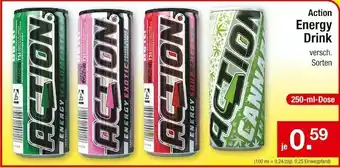 Zimmermann Action energy drink Angebot