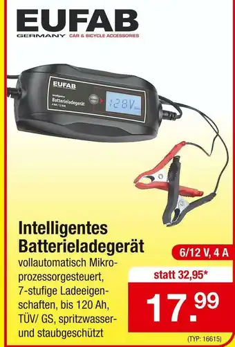 Zimmermann Eufab intelligentes batterieladegerät Angebot