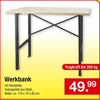 Zimmermann Werkbank Angebot