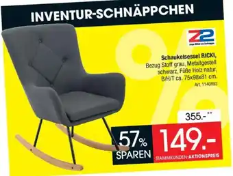 Zurbrüggen Z2 Schaukelsessel RICKI Angebot
