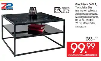 Zurbrüggen Z2 Couchtisch CARLA Angebot