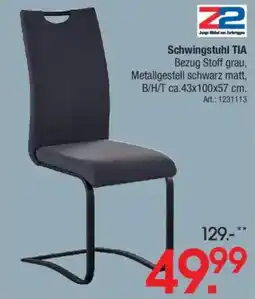 Zurbrüggen Z2 Schwingstuhl TIA Angebot