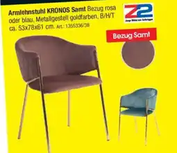 Zurbrüggen Z2 Armlehnstuhl KRONOS Samt Angebot