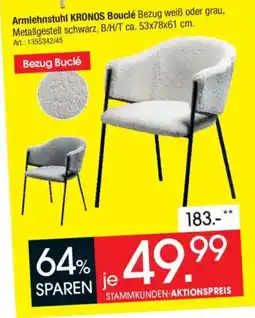 Zurbrüggen Z2 Armlehnstuhl KRONOS Bouclé Angebot