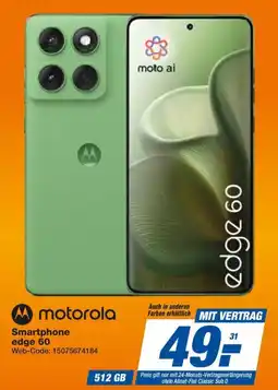 expert Techno Land M motorola Smartphone edge 60 + ALLNET-FLAT CLASSIC Angebot