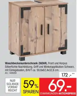 Zurbrüggen Waschbeckenunterschrank ZADAR Angebot