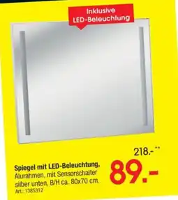 Zurbrüggen Spiegel mit LED-Beleuchtung Angebot