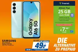 expert Techno Land SAMSUNG Smartphone Galaxy A16 5G + freenet Allnet Flat 25 GB Angebot