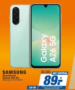 expert Techno Land SAMSUNG Smartphone Galaxy A26 5G + freenet Allnet Flat 25 GB Angebot
