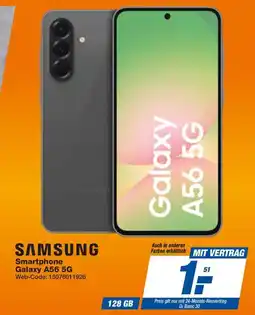 expert Techno Land SAMSUNG Smartphone Galaxy A56 5G + O₂ Basic 30 35GB Angebot